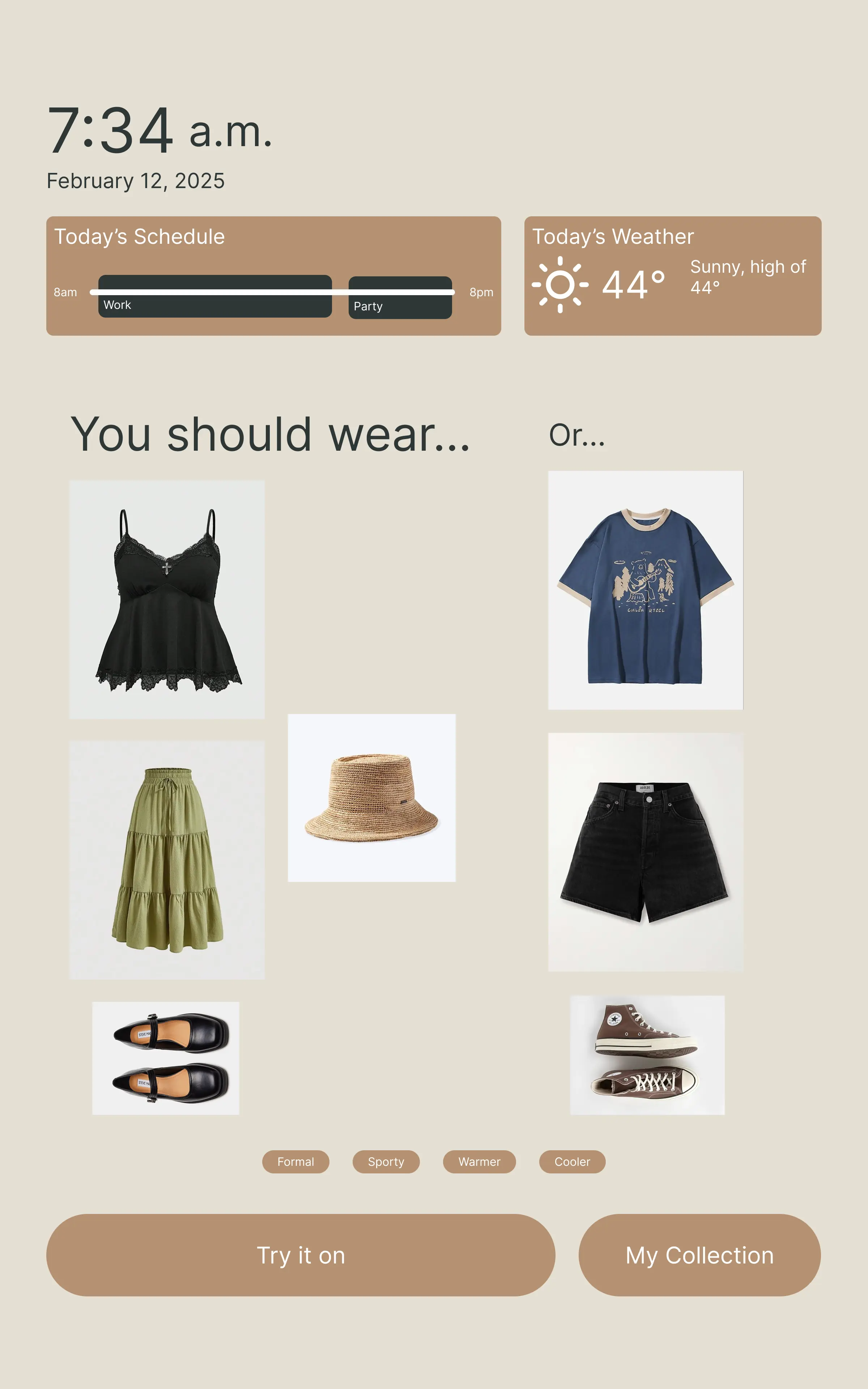 Original flatlay attempt