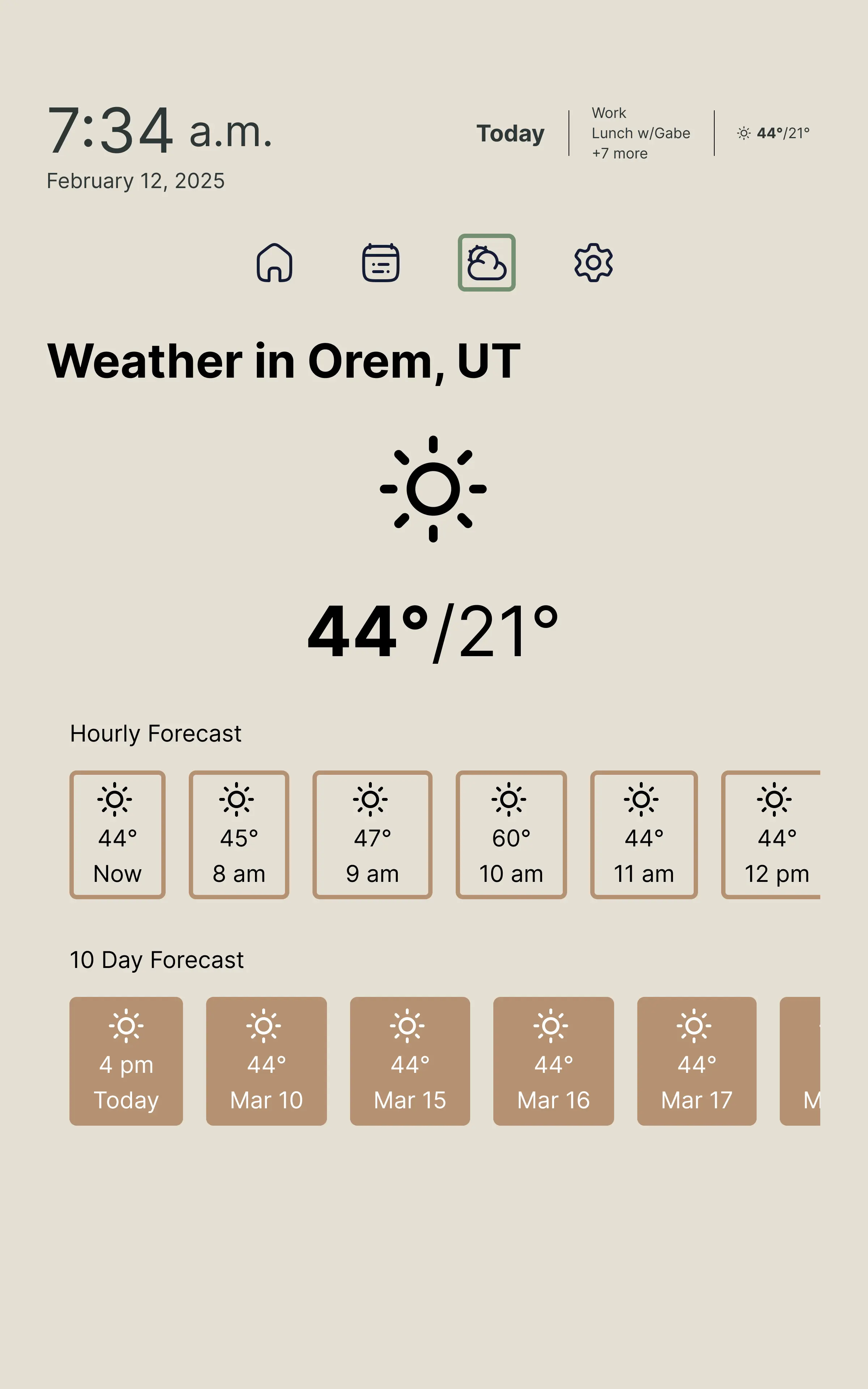 Final weather